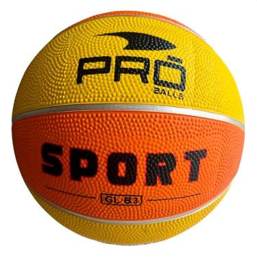 Imagem de Bola Basquete Pro Mini Infantil N°03 Reforçada Qualidade Boa-Unissex