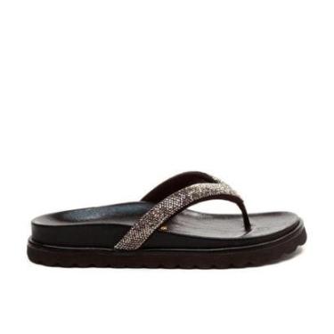 Imagem de Sandália Papete Couro Preto Cecconello 2491015-1-Feminino