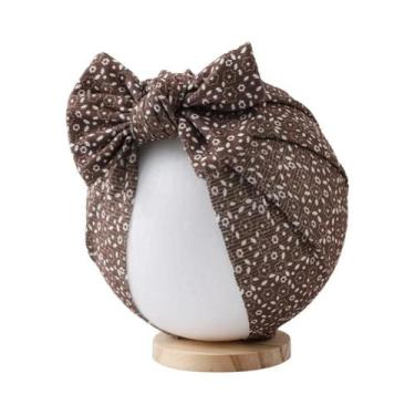 Imagem de Toucas Turbante Para Bebês Com Estampa De Flor, Coração, Margarida, Bo