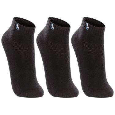 Imagem de Meia Kit Três Pares Unissex Casual Dia a Dia Cano Curto Lupo 03225-089