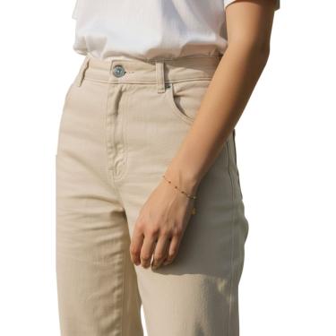 Imagem de Pulseira Feminina Bolinhas Banhada a Ouro Semi Jóia Juliana Prado 38311