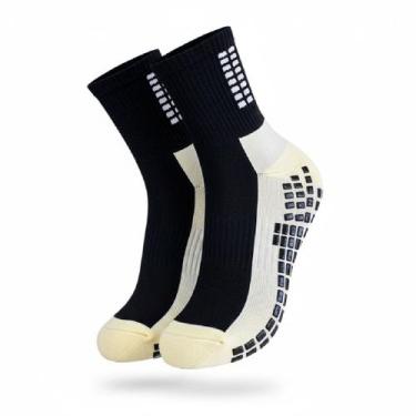 Imagem de Meia Socks Antiderrapante Futebol Contra Torções Adulto - Areia Esport