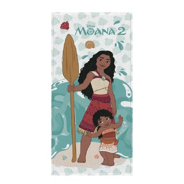 Imagem de Toalha Banho Personagens Felpuda 60x120cm Moana Lepper