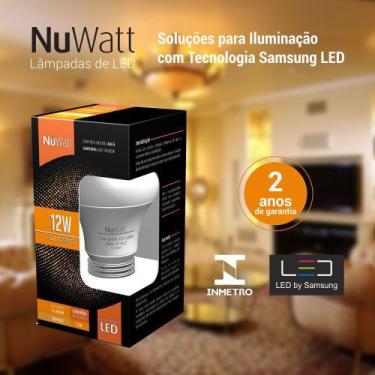Imagem de Lampada LED Bulbo 12W Samsung A65 E27 3000K Luz Amare Quente - POSH