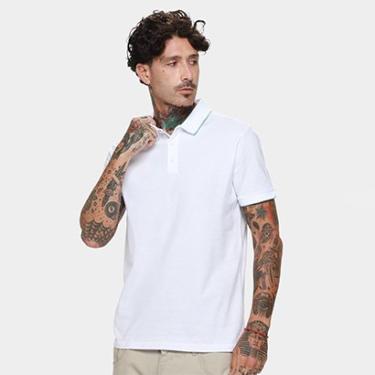 Imagem de Camisa Polo Ellus Lisa Casual Masculina-Masculino