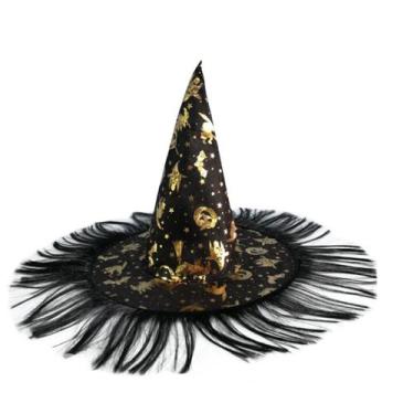 Imagem de Chapéu de bruxa para crianças masquerade dress up party Wizard's Witch