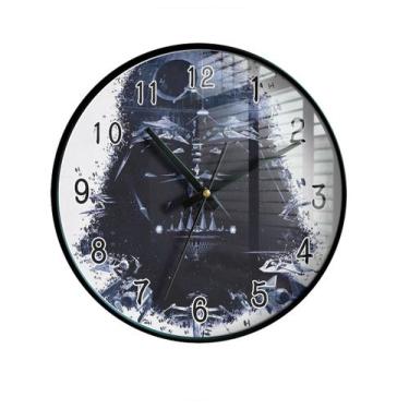 Imagem de Relógio de parede Darths Vaders Anime Silent Non Ticking 30cm - yiweis
