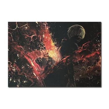 Imagem de Pôster Tokyo Ghoul Anime Art 51x35,5 cm Papel 40g - Yiweisai