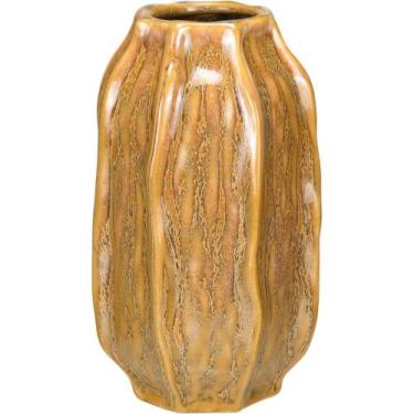 Imagem de VASO DECORATIVO ENFEITE CASA HOME&CO CERÂMICA 20x14x14cm BEGE