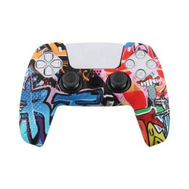 Imagem de Capa Protetora De Silicone Para Controle PS5 Com Grips Antiderrapantes