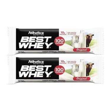 Imagem de Kit 2X Barra Proteica Best Whey - 1 Barra 30g Original - Atlhetica Nutrition-Masculino
