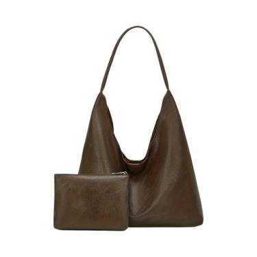 Imagem de Bolsa Tote Grande Retrô Feminina - Design Simples e Elegante, BR-G, Ci