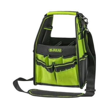 Imagem de Bolsa De Ferramentas Aberta Jakah Com Alças Ajustáveis E Base Impermeá