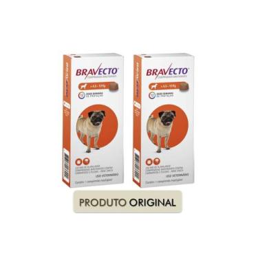 Imagem de Combo 2x Comprimido Bravecto Para Cães de 4,5 a 10