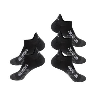 Imagem de Meias Esportivas Masculinas De Malha Respirável Para Tornozelo, 5 Pare