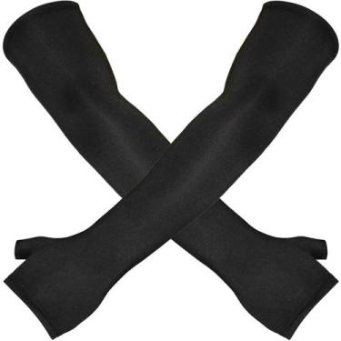 Imagem de Manguito UV50+ com dedo (par) - EX311, Preto, P