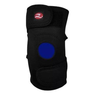 Imagem de Joelheira realtex ajustavel em neoprene com orificio e reforco 0825, P