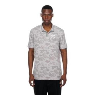 Imagem de Camisa Polo New Era Masculino Cinza-Masculino
