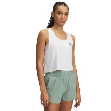 Imagem de Regata de Treino Under Armour Vanish Energy Scoop Feminino G Branco-Feminino