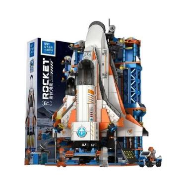 Imagem de Figura De Astronauta, Blocos De Construção De Foguete Espacial, Modelo