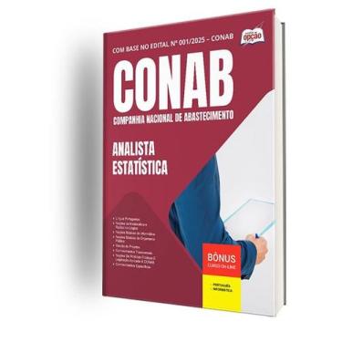 Imagem de Apostila CONAB  - Analista - Estatística - Apostilas Opção