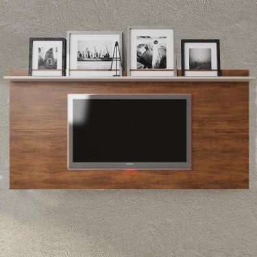 Imagem de Painel para TV Até 50 Polegadas Jhon Seda/Off White - Viero Móveis