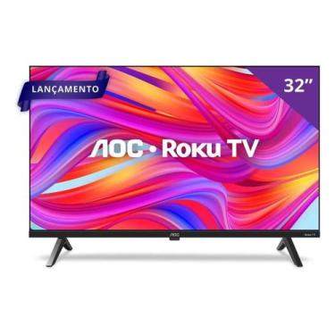 Imagem de Smart TV 32' Led HD AOC Roku Tv Electronics