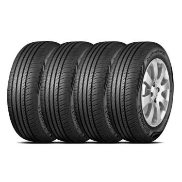 Imagem de Kit 4 Pneu Continental Aro 17 205/55r17 91V Power Contact - Continenta