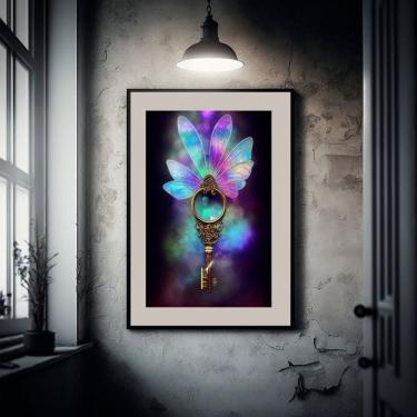 Imagem de Quadro Decorativo Chave Mágica – Arquétipo - 60x48cm