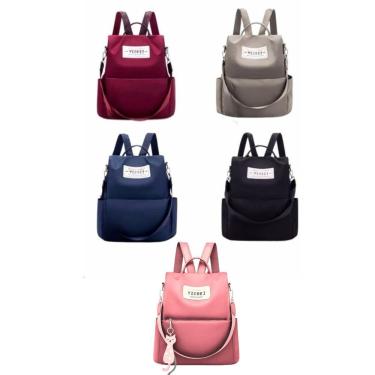 Imagem de Mochila OEM Feminina Grande em Tecido Oxford à Prova D'água Casual Bolsa de Viagem Aleatória Gênero Neutro