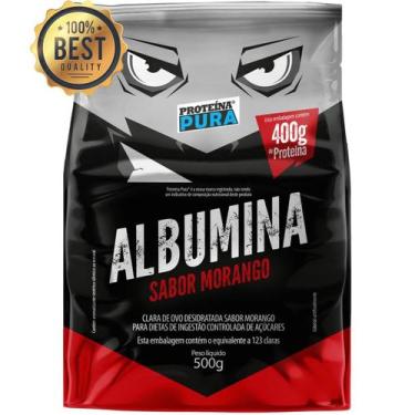 Imagem de Albumina Proteína da Clara do Ovo Zero Lactose - Proteína Pura 500g, M