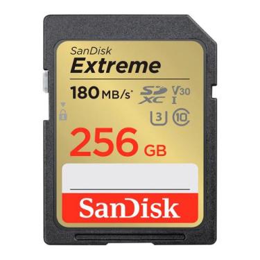 Imagem de Cartao de Memoria SD Sandisk Extreme 256GB / C10 / 180MBS - (SDSDXVV-2