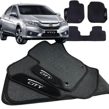 Imagem de Tapete pra Carro Borracha Honda City 2015 2016 2017 2018 2019 2020 202