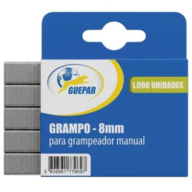 Imagem de Grampo P/ Grampeador Manual 8mm C/1000un Guepar
