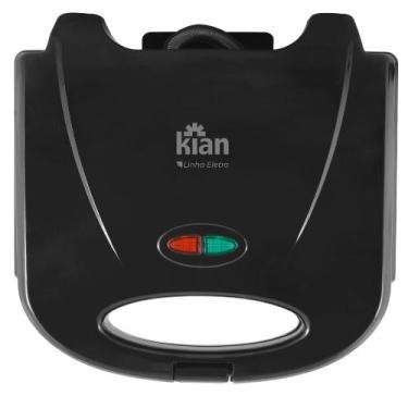 Imagem de Sanduicheira Grill 220 Volts 750 Watts Preto - 23262 - KIAN, 220V