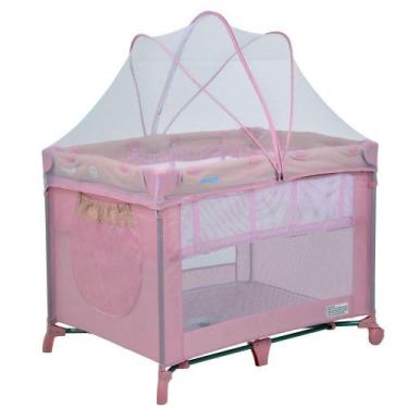 Imagem de Berço Portátil Snooze Burigotto Rosa, Único, Rosa