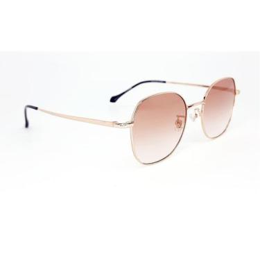 Imagem de Óculos Solar Evoke Easy Fit 21 05a Rosé Brilho Lente Rosa Degradê, Ros