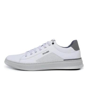 Imagem de Sapatenis Ferracini Esportivo Slim Microfuros, 40, Branco