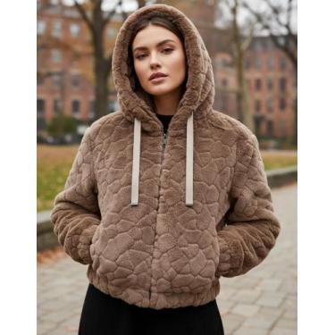 Imagem de Jaqueta bomber de pele sint. texturizada 40800022 - Alpelo, Macchiato,