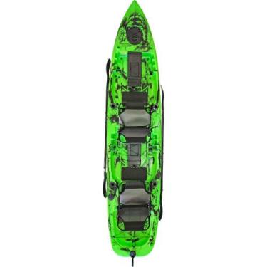 Imagem de Caiaque Mero Duplo para Pesca Caiaker, Verde camuflado