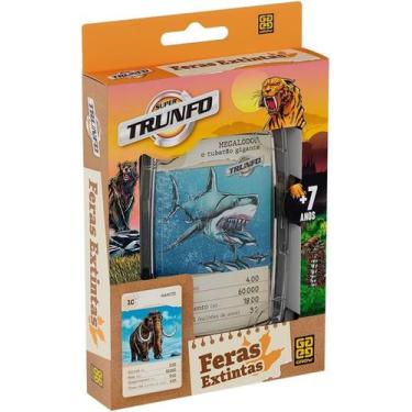 Imagem de Jogo De Cartas Super Trunfo Feras Extintas Grow - 4556