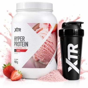 Imagem de Proteína Hyper Protein XTR For Life 900g, Morango