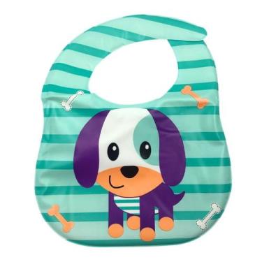 Imagem de Babador Infantil De Bebê Color Impermeável 1 Unidade - ISSAM, Cachorro