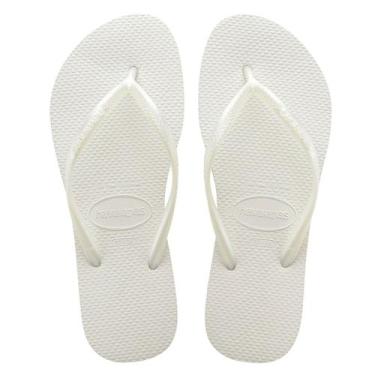 Imagem de Chinelo de Dedo Feminino Slim Havaianas, Branco, 37