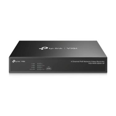 Imagem de Gravador de Vídeo em Rede Tp-Link Vigi NVR1004H-4P NVR Poe+ 4 Canais com Saída HDMI 4K e Suporte Até 8MP