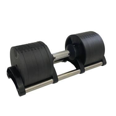 Imagem de Halter Ajustável Até 20kg Dumbbell Regulável com Ajuste Rápido de Peso Preto Ahead Sports