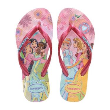 Imagem de Chinelo Slim Princesas Menina Havaianas Kids