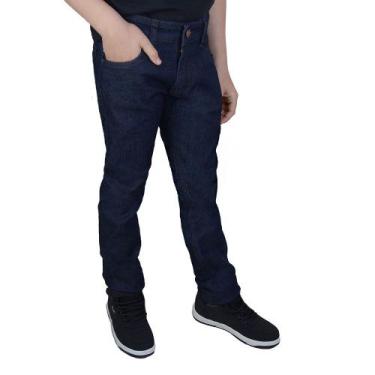 Imagem de Calça Infantil Jeans Menino King&Joe Slim Marinho - CL080, 04, Azul