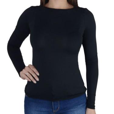 Imagem de Camiseta Feminina Upman Segunda Pele Térmica Preta 245RS, GG