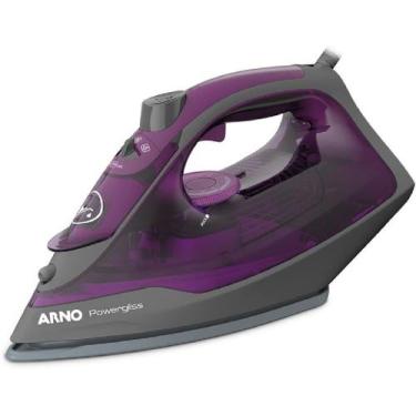 Imagem de Ferro a Vapor Arno Powergliss Base Cerâmica 1520W Roxo 110V, 110V